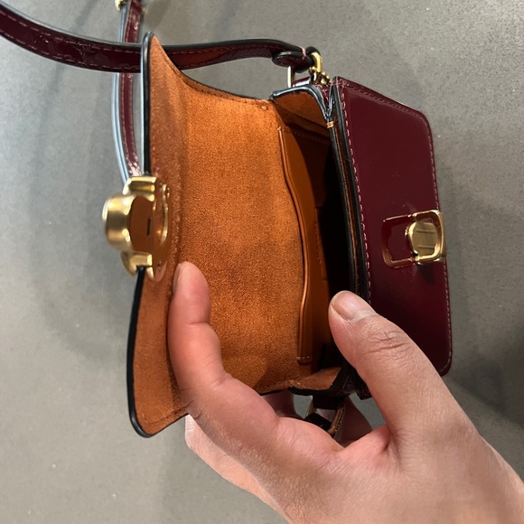 Cherry Red Coach Micro Purse - Picture 4 of 5